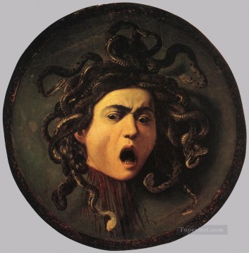 Medusa Caravaggio Pinturas al óleo